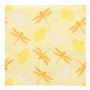 Servetten 3-laags 1/4 vouw 40cm x 40cm Geel Ginko