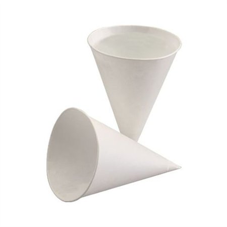Puntbekers Suikerriet-Papier 100ml Ø 7cm x 9,5cm Wit