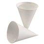 Puntbekers Suikerriet-Papier 150ml Ø 8,5cm x 11,5cm Wit
