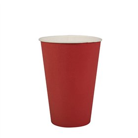Drinkbekers Karton 0,2 l Ø 7cm x 9,7cm Rood