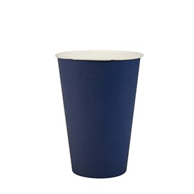 Drinkbekers Karton 0,2 l Ø 7cm x 9,7cm Donkerblauw - Horecavoordeel.com
