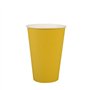 Drinkbekers Karton 0,2 l Ø 7cm x 9,7cm Geel