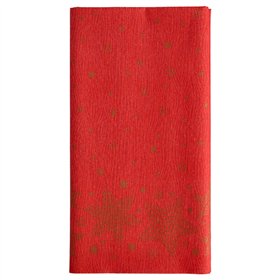 Tafelkleed Airlaid 120cm x 180cm Rood Christmas Shine