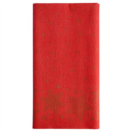 Tafelkleed Airlaid 120cm x 180cm Rood Christmas Shine
