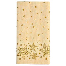 Tafelkleed Airlaid 120cm x 180cm Crème Christmas Shine
