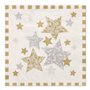Servetten 3-laags 1/4 vouw 33cm x 33cm Stardust