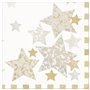 Servetten 3-laags 1/4 vouw 40cm x 40cm Stardust - Horecavoordeel.com