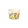 IJsbekers Karton rond 125ml Ø 7,5cm x 5cm kleuren assortiment Fruit