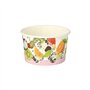 Ice Cream Cups Cardboard "Pure" Round 150ml Ø 92mm 5cm "Fruit"