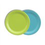 Borden Karton rond Ø 18cm kleuren assortiment - Limoengroen/Turkoois