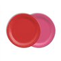 Borden Karton rond Ø 18cm kleuren assortiment - Rood/Fuchsia