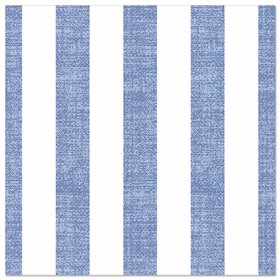 Servetten ROYAL Collection 1/4 vouw 40cm x 40cm Blauw Lines