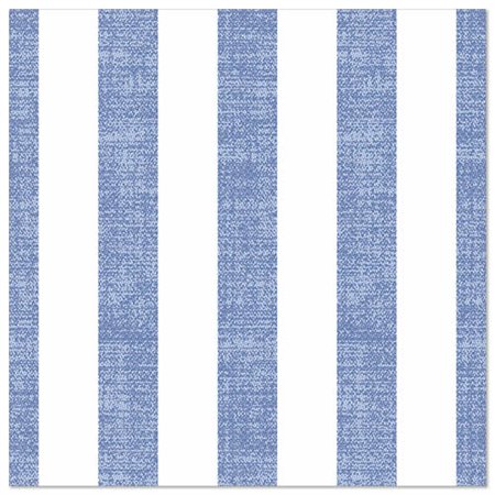 Servetten ROYAL Collection 1/4 vouw 40cm x 40cm Blauw Lines - Horecavoordeel.com