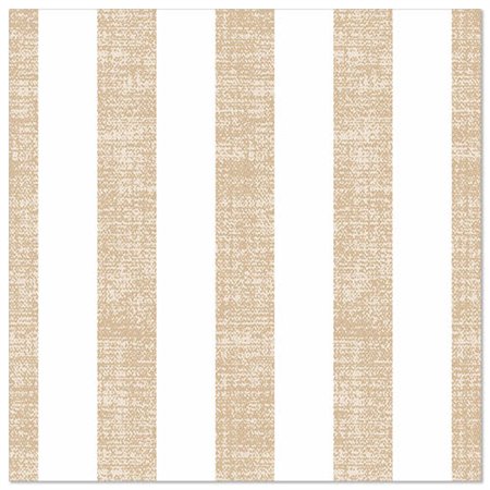 Servetten ROYAL Collection 1/4 vouw 40cm x 40cm Zand Lines