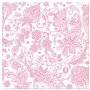 Servetten ROYAL Collection 1/4 vouw 40cm x 40cm Fuchsia Paisley