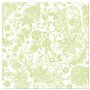 Servetten ROYAL Collection 1/4 vouw 40cm x 40cm Lime Paisley