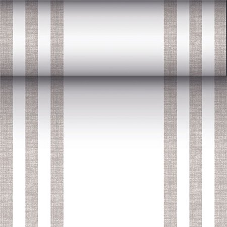Tafellopers stofkarakter PV-Tissue Mix ROYAL Collection 24 m x 40cm Grijs Lines