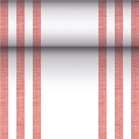 Tafellopers stofkarakter PV-Tissue Mix ROYAL Collection 24 m x 40cm Bordeaux Lines