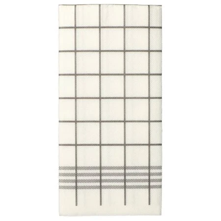 Servetten 2-laags PUNTO 1/8 vouw 39cm x 40cm Grijs Kitchen Towel micro reliëf