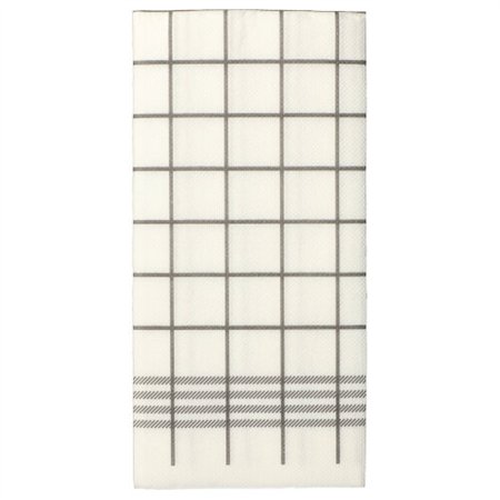 Servetten 2-laags PUNTO 1/8 vouw 39cm x 40cm Grijs Kitchen Towel micro reliëf - Horecavoordeel.com