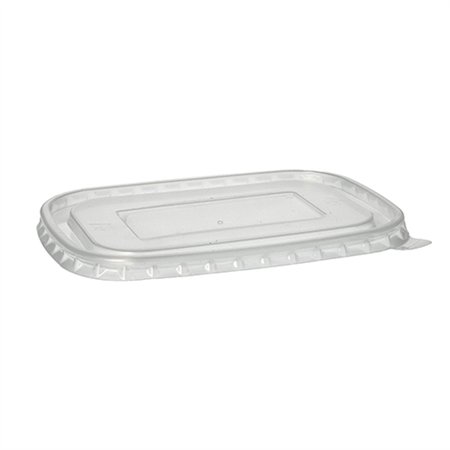 Deksel voor saladebakken PP rechthoekig 2cm x 17,3cm x 12,3cm Transparant - Horecavoordeel.com