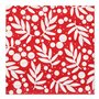 Servetten 3-laags 1/4 vouw 33cm x 33cm Rood Holly
