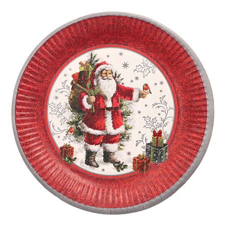 Borden Karton rond Ø 23cm HoHoHo