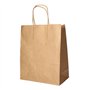 Draagtassen Papier 44cm x 32cm x 17cm Bruin met gedraaid handvat