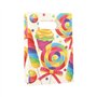 Partyzakjes Papier 21cm x 14cm x 5cm kleuren assortiment Candies met greep - Horecavoordeel.com