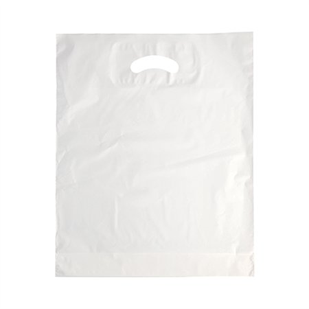Draagtassen HDPE 44cm x 36cm x 9cm Wit