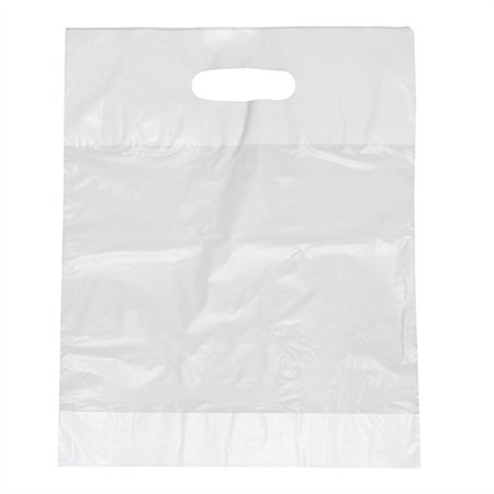 Draagtassen HDPE 50cm x 45cm x 8cm Wit