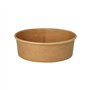 Saladebakken Karton rond 500ml Ø 15cm x 4,6cm Bruin