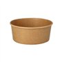Saladebakken Karton rond 750ml Ø 15cm x 6cm Bruin - Horecavoordeel.com