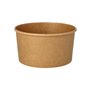 Saladebakken Karton rond 1000ml Ø 15cm x 7,5cm Bruin