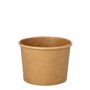 Soepbekers Karton rond 350ml Ø 9,8cm x 7cm Bruin - Horecavoordeel.com