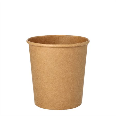 Soepbekers Karton rond 470ml Ø 9,8cm x 10cm Bruin