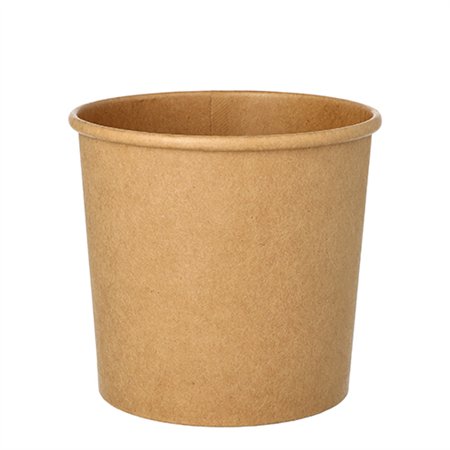 Soepbekers Karton rond 760ml Ø 11,5cm x 11cm Bruin
