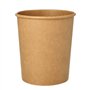 Soepbekers Karton rond 940ml Ø 11,5cm x 13cm Bruin