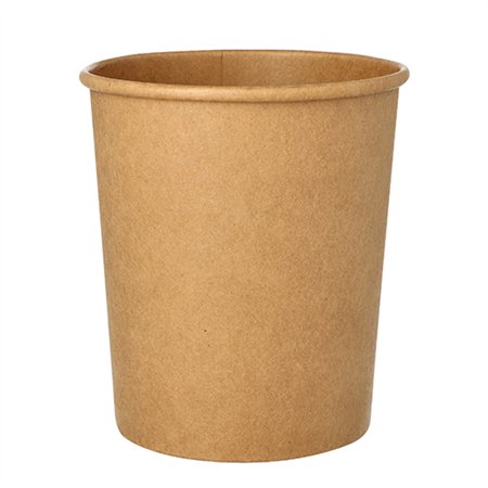 Soepbekers Karton rond 940ml Ø 11,5cm x 13cm Bruin - Horecavoordeel.com