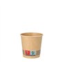 Koffiebekers 100ml Karton Ø 6 x 6cm Bruin