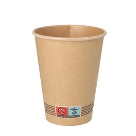 Koffiebekers 300ml Karton Ø 9 x 11cm Bruin
