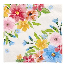 Servetten 3-laags 1/4 vouw 33cm x 33cm Beginning of Spring - Horecavoordeel.com