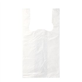 Hemddraagtassen HDPE 50cm x 26cm x 16cm Wit