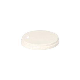 Deksels voor drinkbekers Karton Ø 8cm Wit