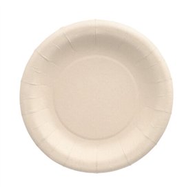 Borden gemaakt van agrarische restmateriaal Pure rond Ø 18cm Wit