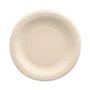 Borden gemaakt van agrarische restmateriaal Pure rond Ø 18cm Wit
