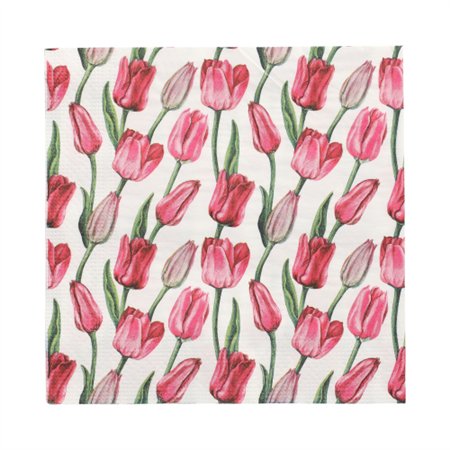 Servetten 3-laags 1/4 vouw 33cm x 33cm Tulip - Horecavoordeel.com