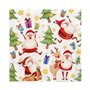 Servetten 3-laags 1/4 vouw 33cm x 33cm Happy Santa