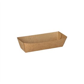 Snackbakje Karton Pure 3cm x 3,3cm x 10,5cm Bruin
