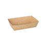 Snackbakje Karton Pure 3,5cm x 7cm x 12cm Bruin